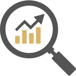 Comprehensive Reporting and Analytics software service icon