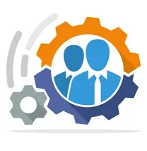 Qualified and Expert Team software service icon